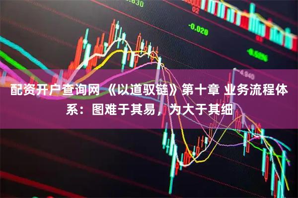 配资开户查询网 《以道驭链》第十章 业务流程体系：图难于其易，为大于其细