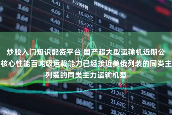 炒股入门知识配资平台 国产超大型运输机近期公开亮相展示核心性能百吨级运载能力已经接近美俄列装的同类主力运输机型